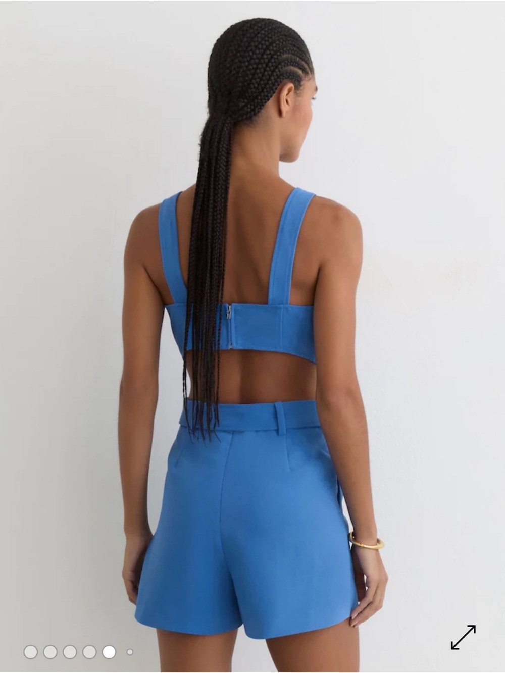 Reiss Cut-Out Belted Playsuit - Picture 2 of 3